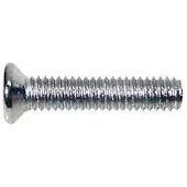 Boston PS-01-C pickup schroeven 2,6 x 12 mm – vlak verzonken, chroom (12 stuks)