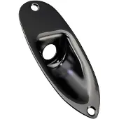 AllParts AP0610003 Zwarte Jackplate voor Strat met Montage-Schroeven