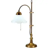 BERLINER MESSINGLAMP Tafellamp ERNST, brons / oud-messing, Woon-/ Eetkamer, Messing, Antiek, Tafellamp