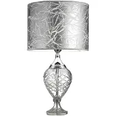 CREMASCO Tafellamp Belle Epoque, helder / transparant, Woon-/ Eetkamer, Glas, Tafellamp