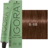 Schwarzkopf Professional Igora Zero Amm Permanente kleuring 60 ml 6-68