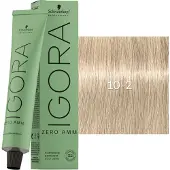 Schwarzkopf Haarverven Igora Zero Amm Cendrés & CoolsPermanent Color Cream 10-2 Ultrablond As