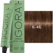 Schwarzkopf Professional Igora Zero Amm Permanente kleuring 60 ml 6-46