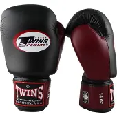 Twins BGVL-3 Bokshandschoenen Zwart/Bordeaux Rood 12 oz