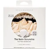 Vegan Boost Satin Scrunchies 3 small 3 big - 6pcs