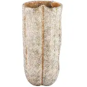 Ptmd collection PTMD Bloempot Roddie - 25x24x55 cm - Cement - Creme