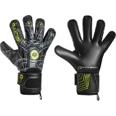 Elite Sport Vibora Keepershandschoenen Zwart Felgeel Grijs