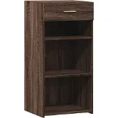vidaXL Dressoir 45x42,5x93 cm bewerkt hout bruin eikenkleur