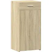 vidaXL Dressoir 45x42,5x93 cm bewerkt hout sonoma eikenkleurig