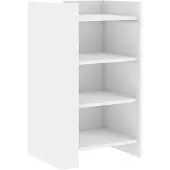 vidaXL Dressoir 45x35x75 cm bewerkt hout wit
