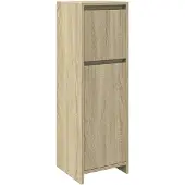 vidaXL Badkamerkast 30x30x95 cm spaanplaat sonoma eikenkleurig