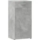 vidaXL Dressoir 45x42,5x93 cm bewerkt hout betongrijs