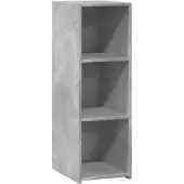 vidaXL Dressoir 30x41x93 cm bewerkt hout betongrijs