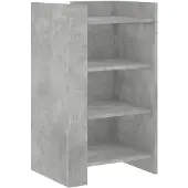 vidaXL Dressoir 45x35x75 cm bewerkt hout betongrijs