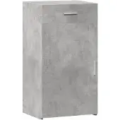 vidaXL Dressoir 50x42,5x93 cm bewerkt hout betongrijs