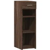 vidaXL Dressoir 40x42,5x93 cm bewerkt hout bruin eikenkleur