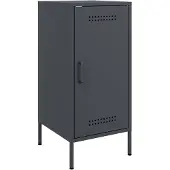 vidaXL Dressoir 36x39x79 cm staal antracietkleurig