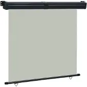 vidaXL Balkonscherm 175x250 cm grijs
