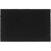 vidaXL Deurmat 65x100 cm getufte kokosvezel zwart