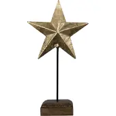 Mars & More staande ster goud 35cm*