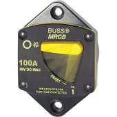 Blue Sea Systems 187 Series Thermal Circuit Breaker Switch 100a Zwart