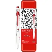 Caran d`Arche Balpen 849 Keith Haring Wit