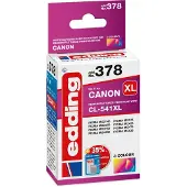 Edding Inktcartridge vervangt Canon CL-541 XL Compatibel Cyaan, Magenta, Geel EDD-378 18-378