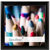 SecaDesign Tours Fotolijst - Fotomaat 40x40 cm - Zwart