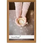SecaDesign Linea Fotolijst Hout - Fotomaat 10x15 cm - Lichtbruin