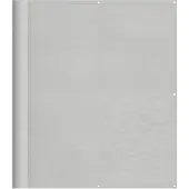 vidaXL Balkonscherm 120x500 cm 100% oxford polyester lichtgrijs