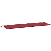 vidaXL Tuinbankkussen 200x50x7 cm oxford stof wijnrood