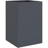 vidaXL Plantenbak 52x48x75 cm staal antracietkleurig