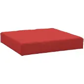 vidaXL Palletkussen 60x60x9,5 cm oxford stof rood