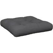 vidaXL Palletkussen 60x61,5x10 cm stof antracietkleurig