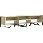vidaXL Tv-meubel 180x34x41 cm bewerkt hout sonoma eikenkleurig