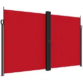 vidaXL Windscherm uittrekbaar 200x1000 cm rood