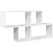 vidaXL Wandschap 100x20x53 cm bewerkt hout wit