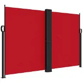 vidaXL Windscherm uittrekbaar 160x600 cm rood