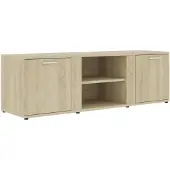 vidaXL Tv-meubel 120x34x37 cm bewerkt hout sonoma eikenkleurig