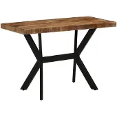 vidaXL Eettafel 110x55x75 cm massief mangohout