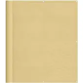vidaXL Balkonscherm 120x600 cm 100% oxford polyester zandkleurig