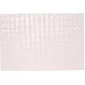 Kesper tafel placemats/onderleggers - 12x - lichtroze - 29 x 43 cm - Diner/ontbijt - kunststof - geweven