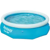 Bestway Snel Op Te Zetten Ø Zonder Scrubber Ronde Opblaasbare Zwembad 305x76 Cm