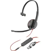 Poly Blackwire C3215 – Over-ear headset – Mono – Zwart
