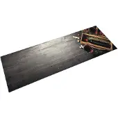vidaXL Keukenmat wasbaar wijnflesprint 45x150 cm fluweel