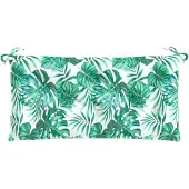 vidaXL Tuinbankkussen 110x50x7 cm oxford stof bladpatroon