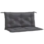 vidaXL Tuinbankkussens 2 st 100x50x7 cm oxford stof antracietkleurig