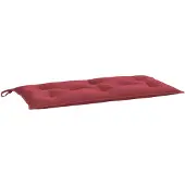vidaXL Tuinbankkussen 100x50x7 cm oxford stof wijnrood