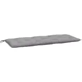 vidaXL Tuinbankkussen 120x50x7 cm oxford stof grijs