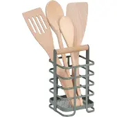 Zeller Present Keukenmachinehouder, metaal/beuken, salie, Keuken organisatoren, Groen